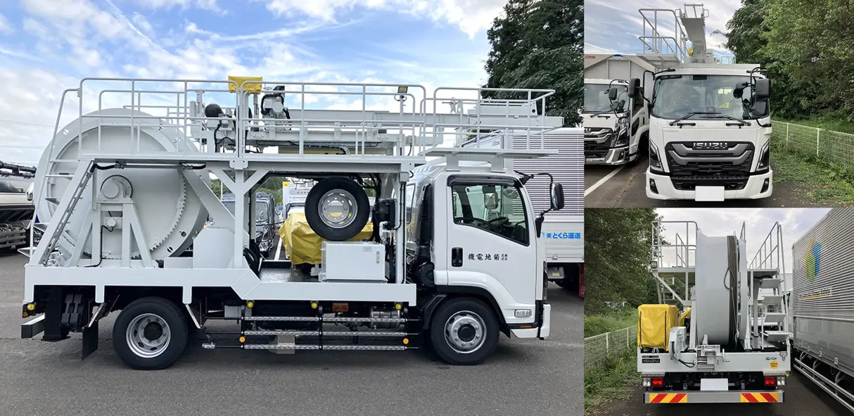 ケーブルラガー車