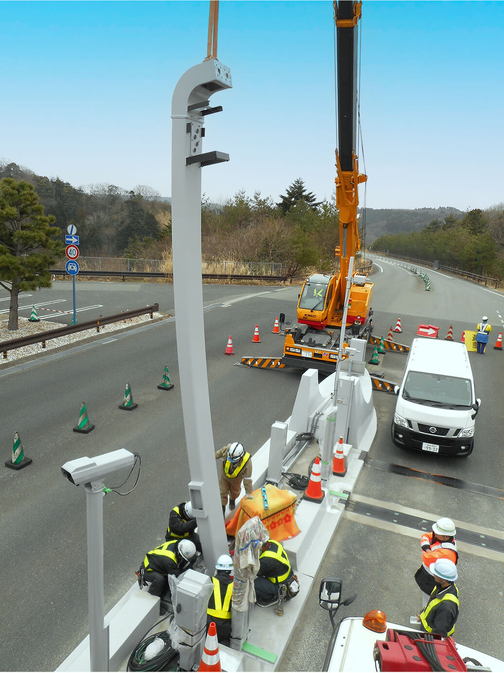 大規模な電気設備の設置・撤去
